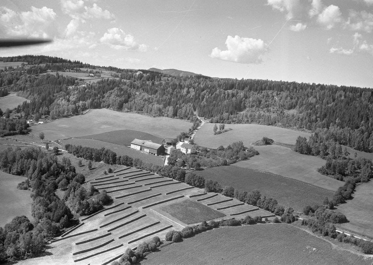Simenstad gard, flyfoto, gammelt, 1948